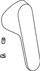 IS-Griff-Ceravito-Logo-ISI-Chrom-B961038AA gallery number 1